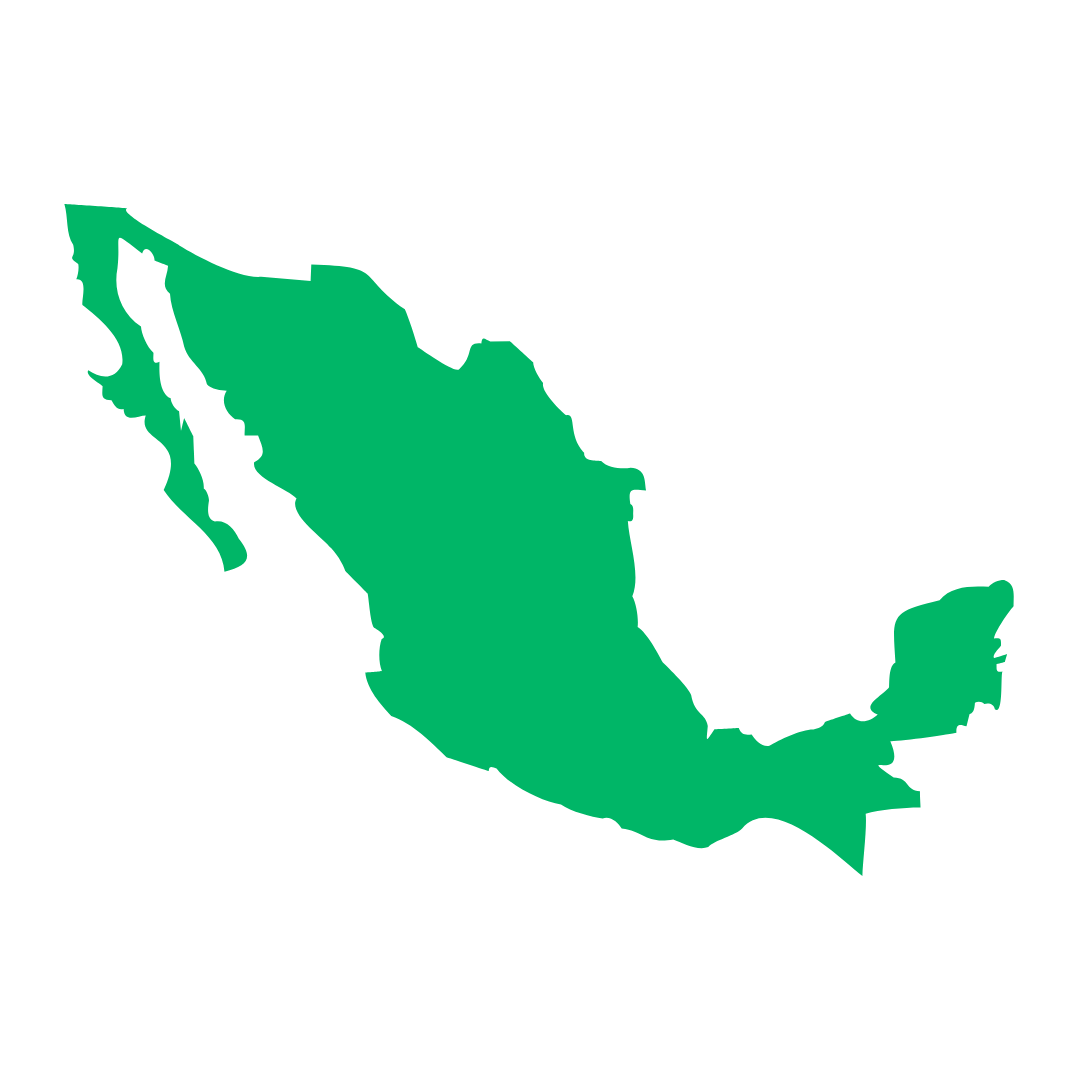 Map of Mexico showing the major cities RO Digital Labs serves